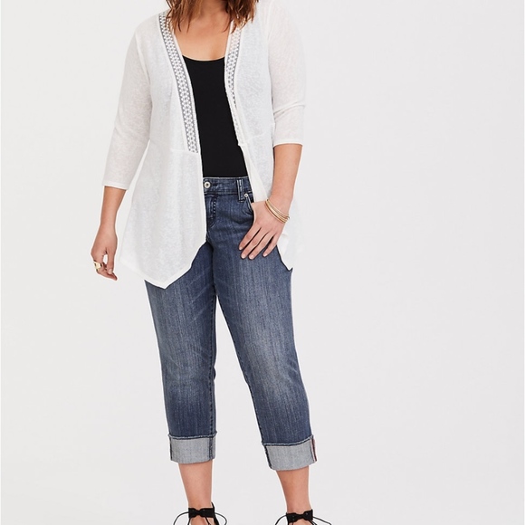 torrid Denim - NWT Torrid Cropped Boyfriend Jean
